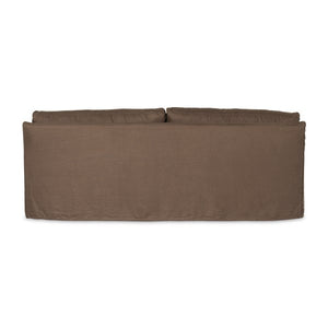 Monette Slipcover Sofa-94"-Coffee