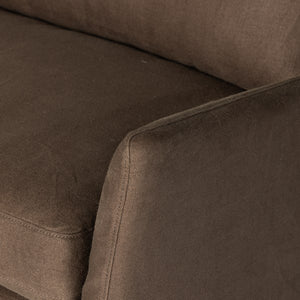 Monette Slipcover Sofa-94"-Coffee