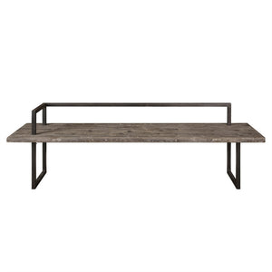 Long Industrial Entry Bench – Antique Finish