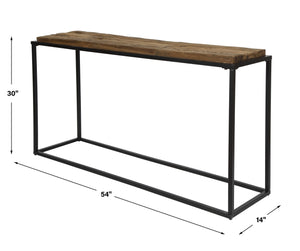 Holston Salvaged Wood Console Table