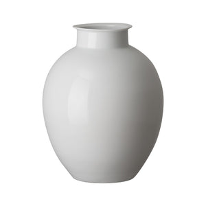 Porcelain Ball Vase  – Bone White