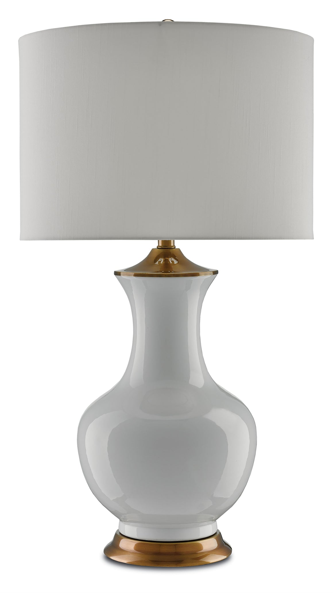 Currey and Company Lilou White Table Lamp