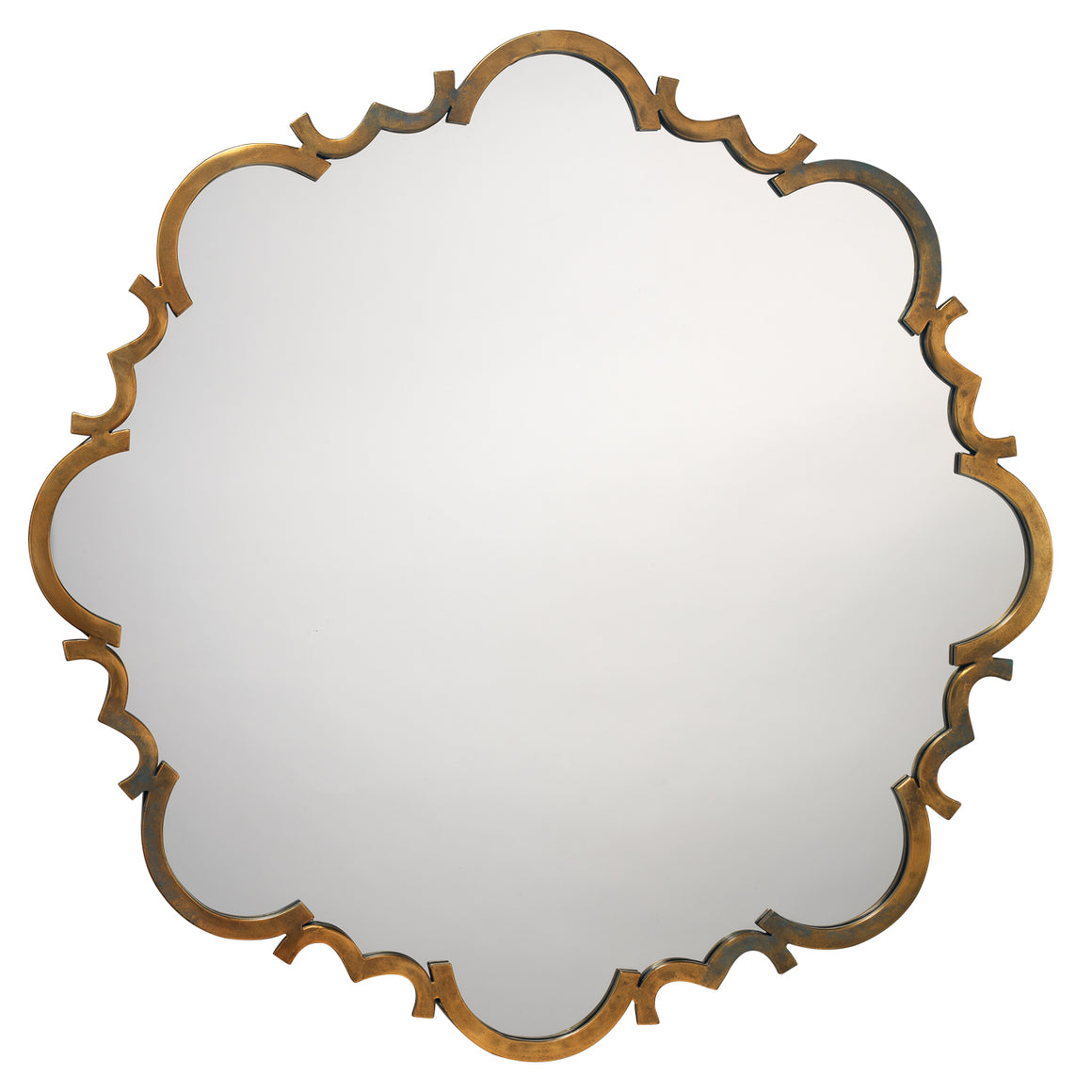Saint Albans Mirror in Antique Gold
