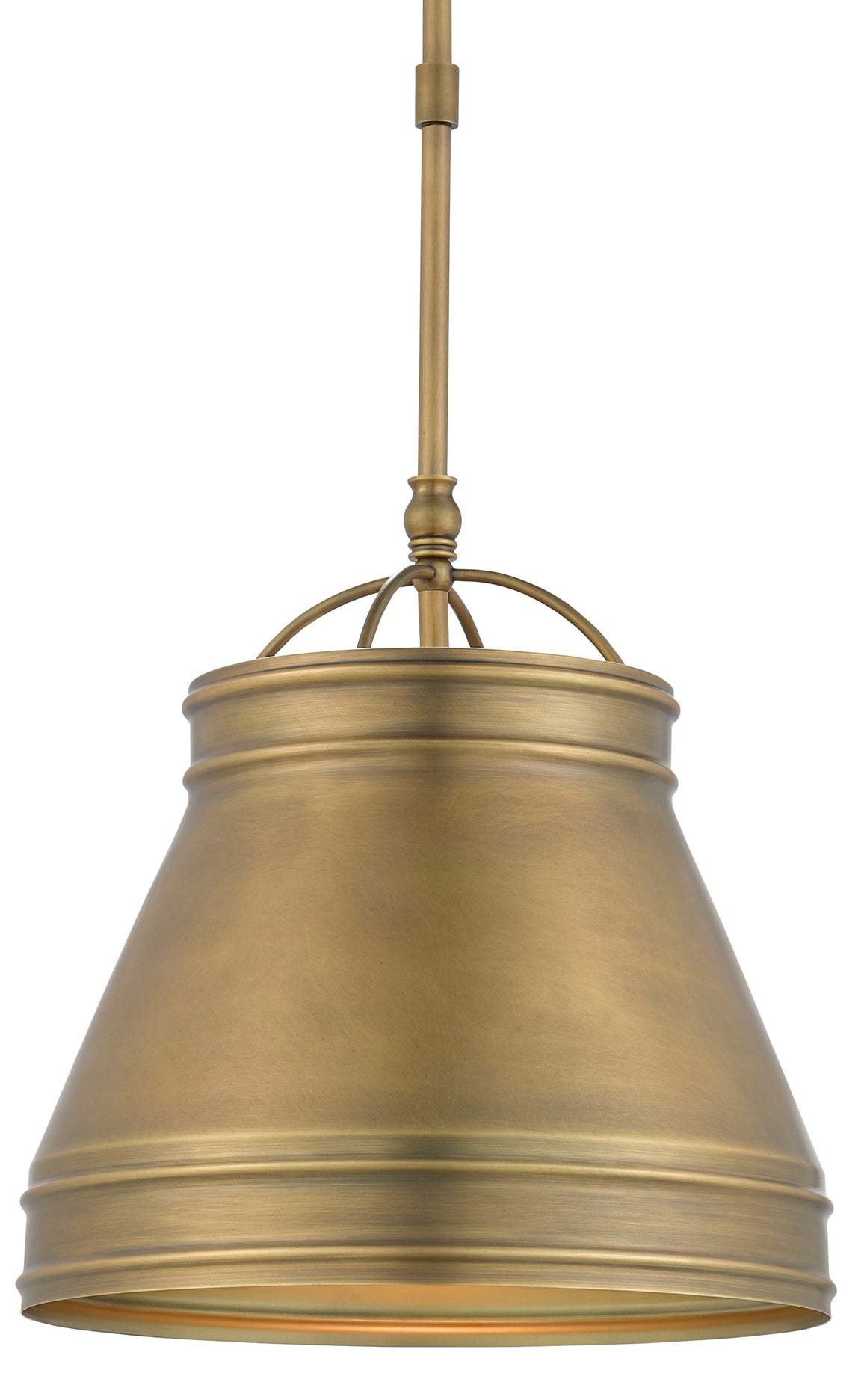 Currey and Company Lumley Brass Pendant