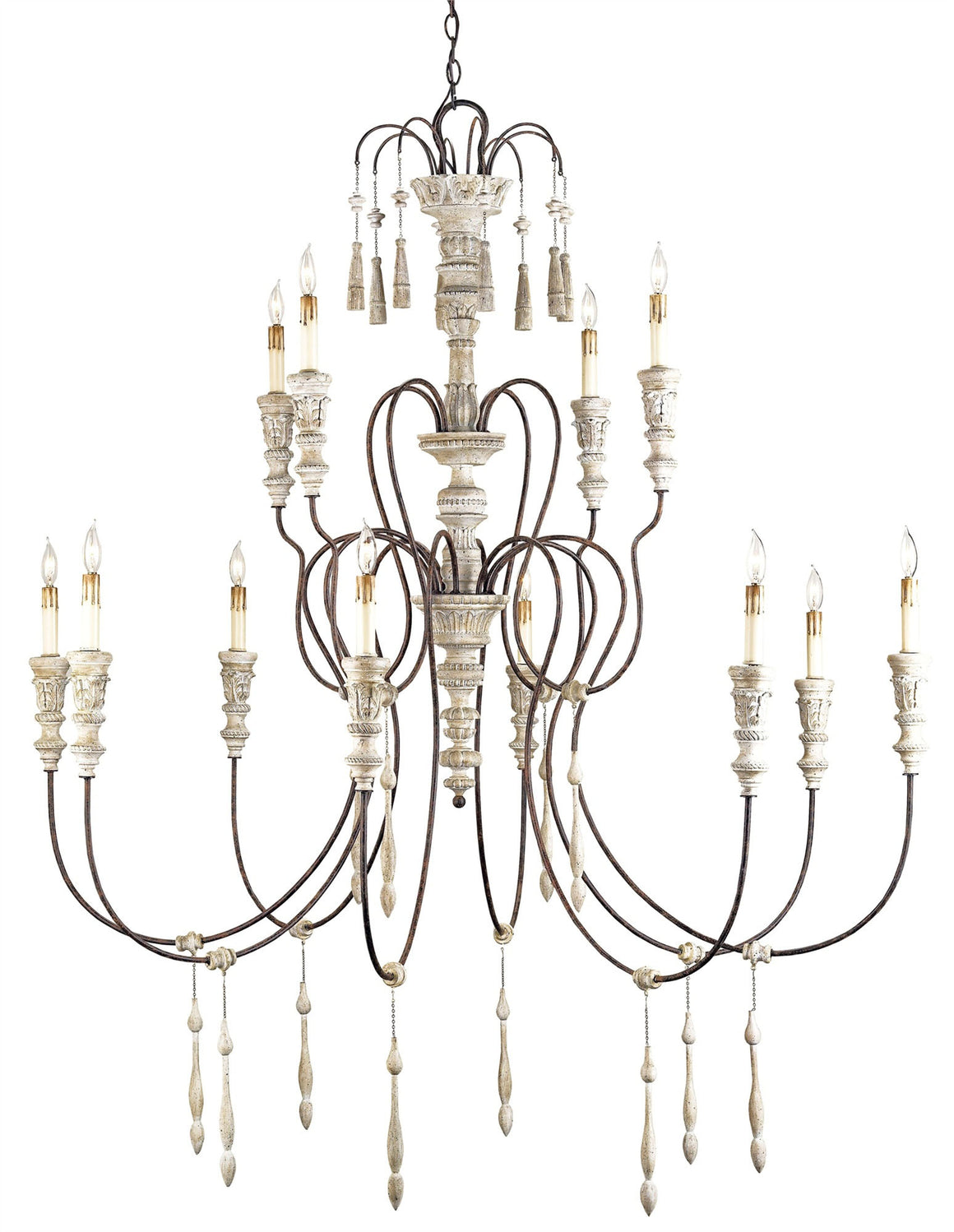 Currey and Company Hannah Large Chandelier