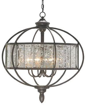 Currey and Company Florence Bronze Chandelier