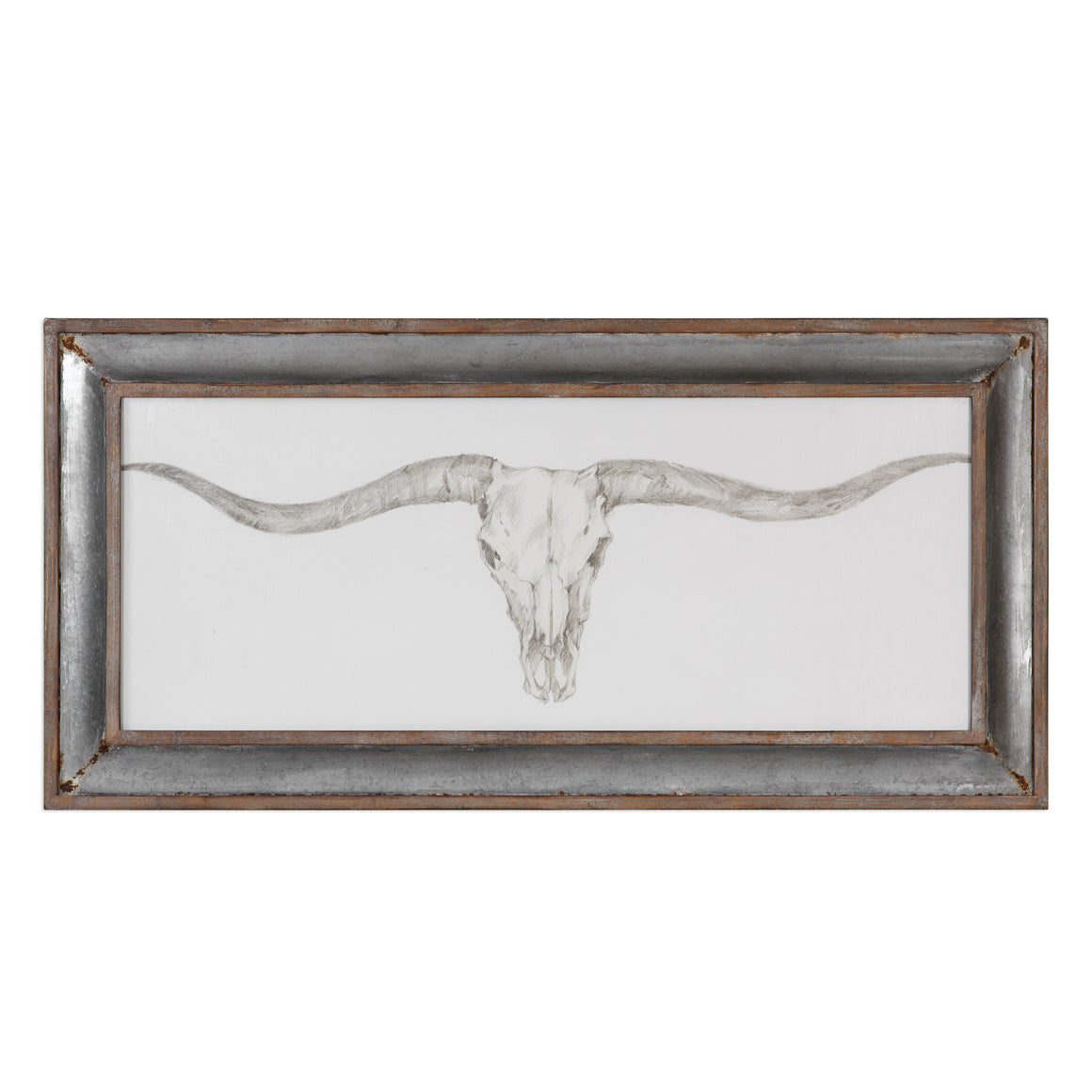 Western Skull Mount Print