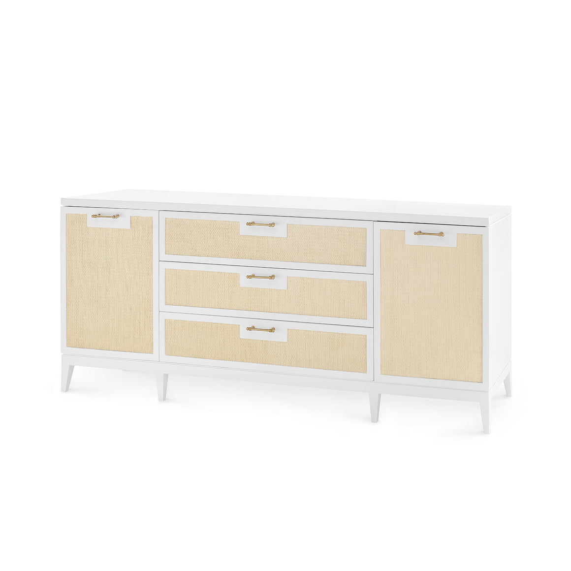 3-Drawer & 2-Door Cabinet in White | Astor Collection | Villa & House