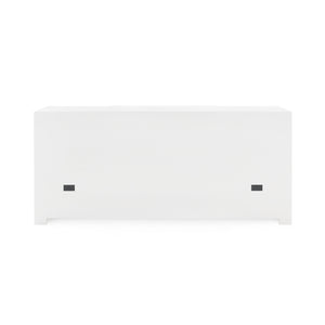 3-Drawer & 2-Door Cabinet in White Lacquered | Audrey  Collection | Villa & House