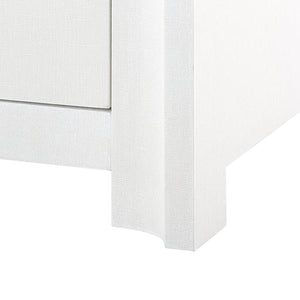 3-Drawer & 2-Door Cabinet in White Lacquered | Audrey  Collection | Villa & House