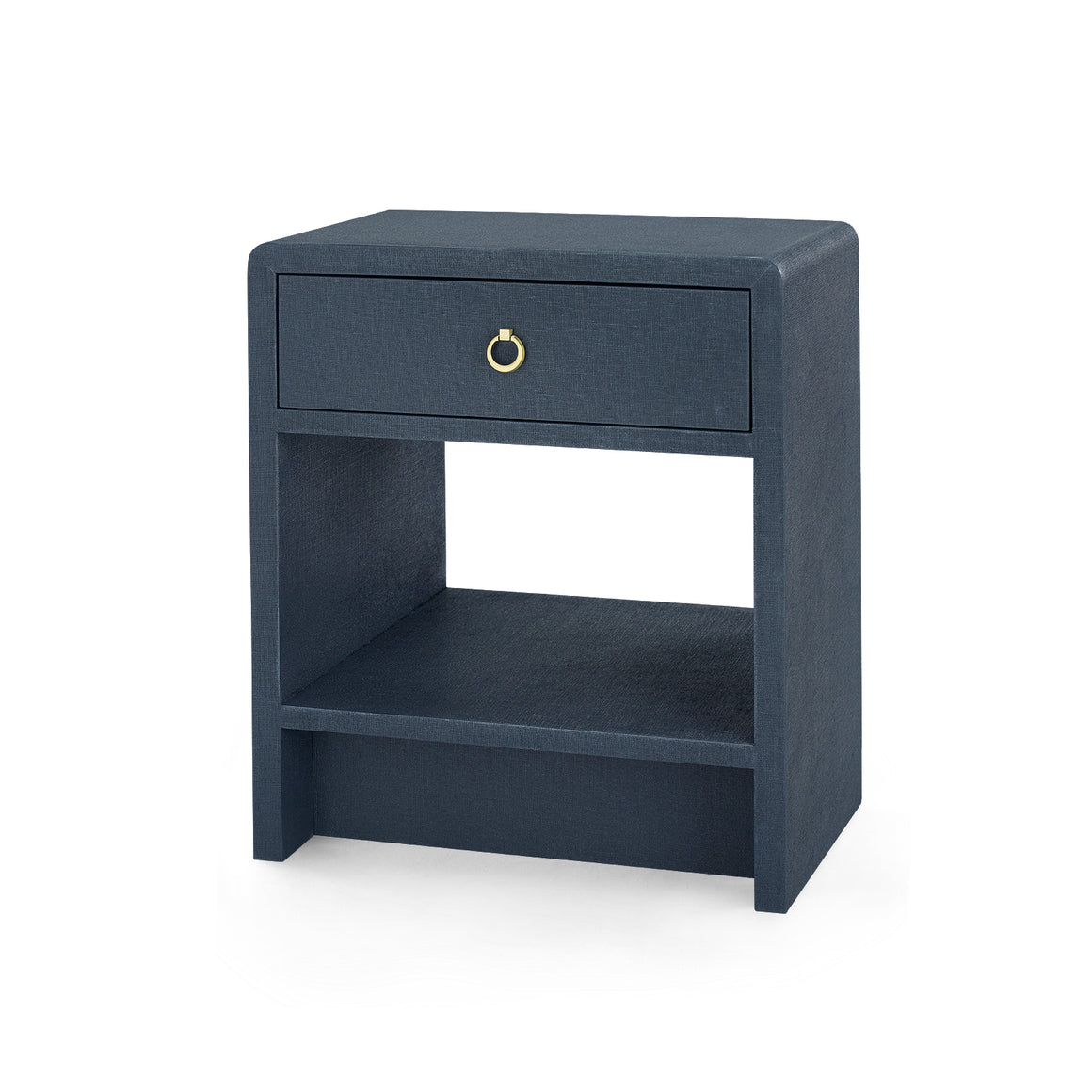 1-Drawer Side Table , Blue Steel | Benjamin Collection | Villa & House