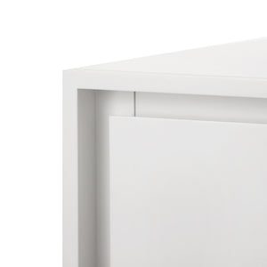 3-Drawer Side Table , White | Bergamo Collection | Villa & House