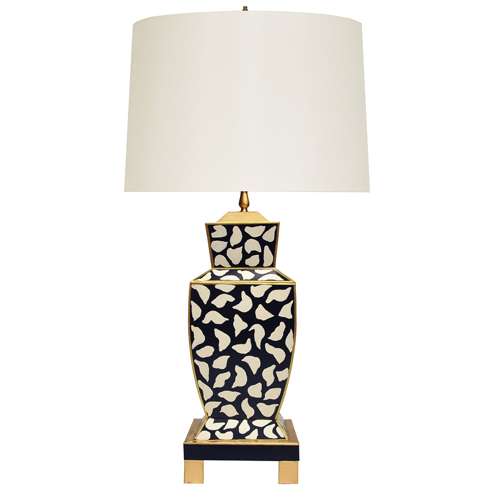 Worlds Away Bianca Table Lamp – Black Leopard