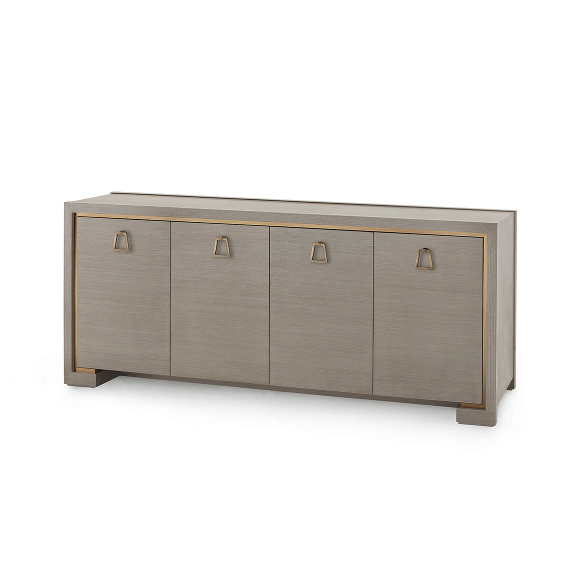 4-Door Cabinet , Taupe Gray | Blake Collection | Villa & House