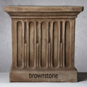 Cast Stone Beveled Songbird Fountain - Greystone (Additional Patinas Available)
