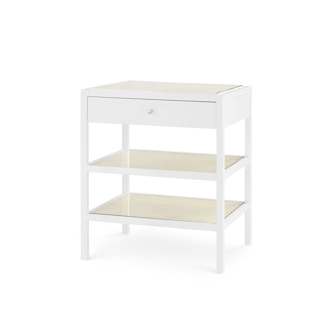 1-Drawer Side Table , White | Caanan Collection | Villa & House