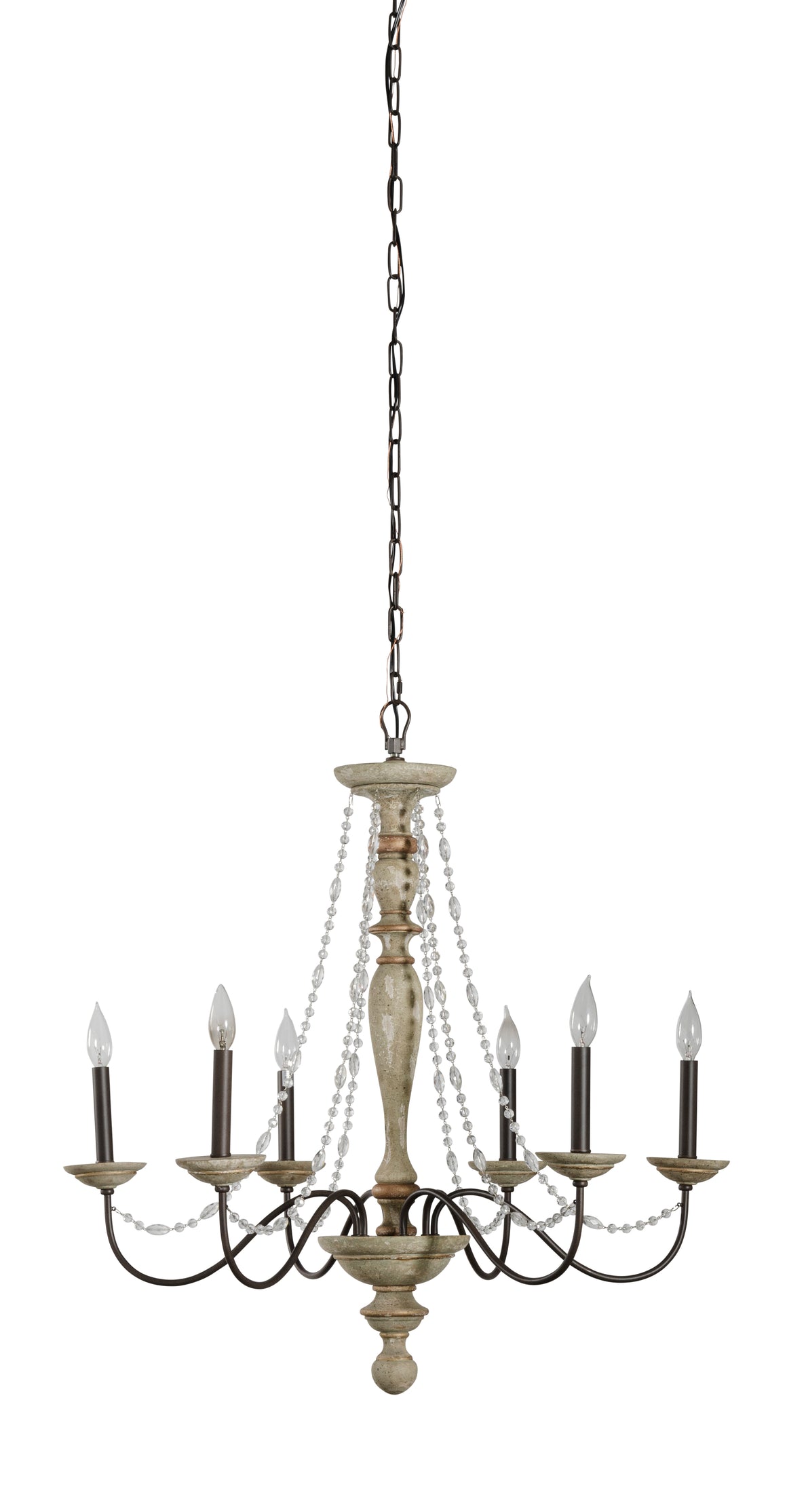 Candle Style Classic Beaded Chandelier
