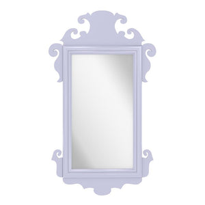 Charleston Lacquer Mirror - Iris Blue (Additional Colors Available)