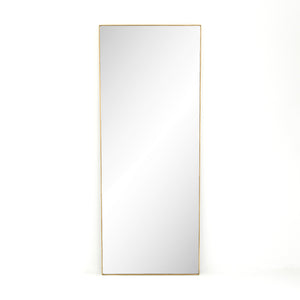 Bellvue Floor Mirror - Polished Brass