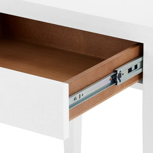 1-Drawer Side Table in White | Claudette Collection | Villa & House