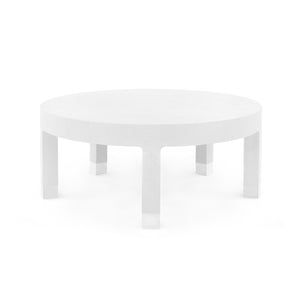 Large Round Coffee Table in White | Dakota Dakota