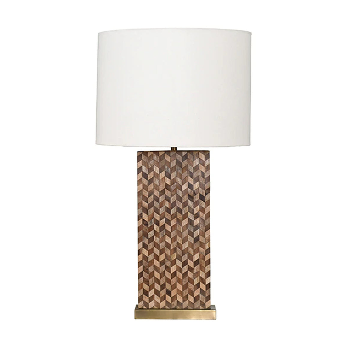 Worlds Away Eden Chevron Inlay Table Lamp
