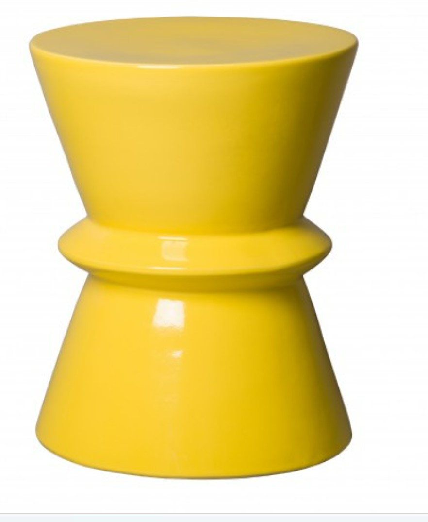 Zip Garden Stool - Yellow