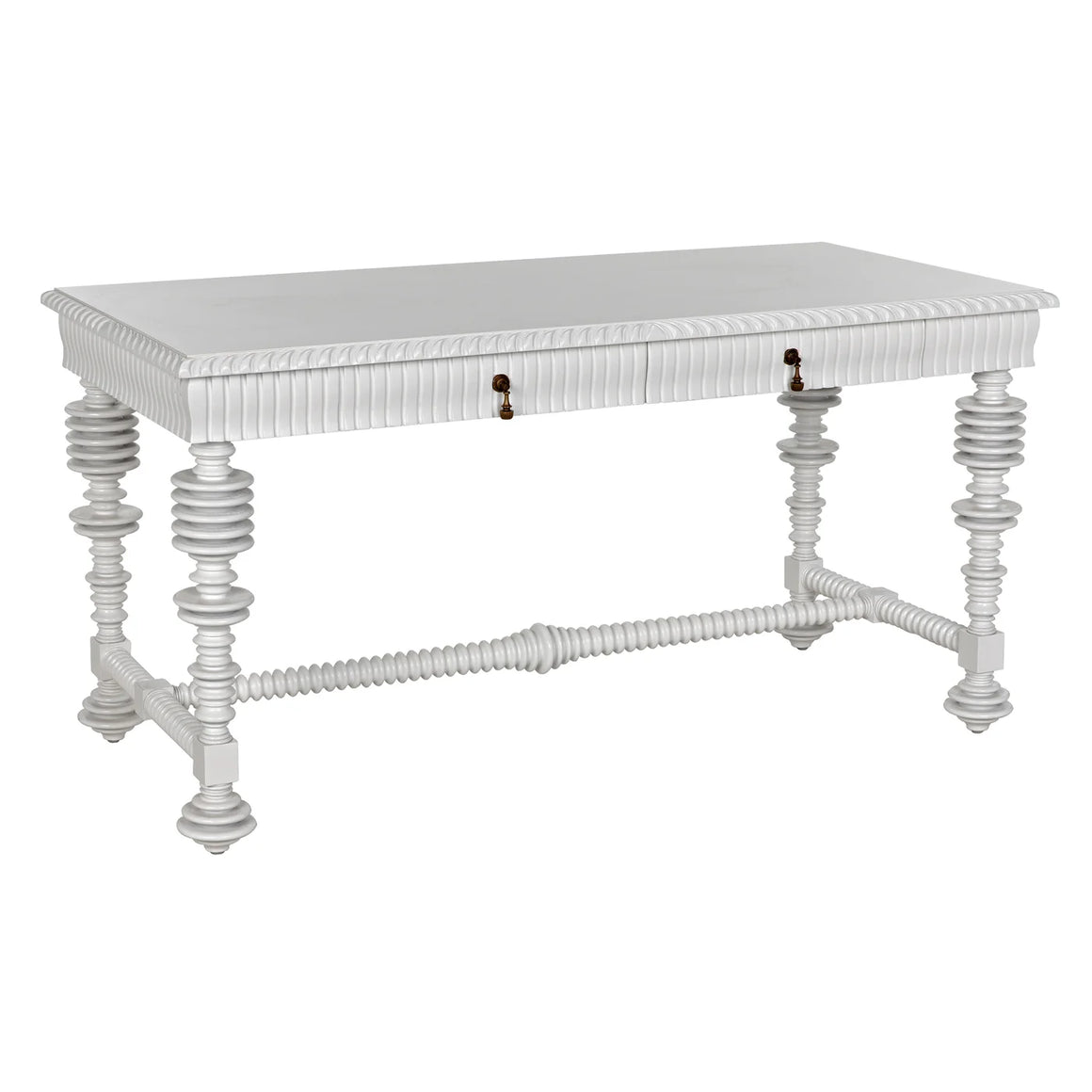 Portuguese Desk, Small, Solid White