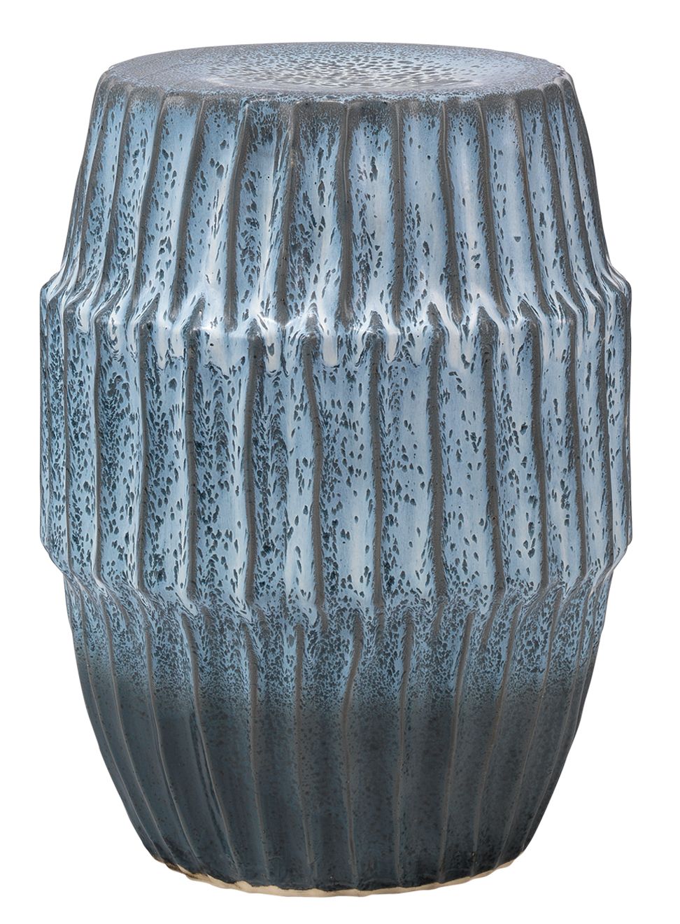 Algae Side Table in Blue Ombre Ceramic