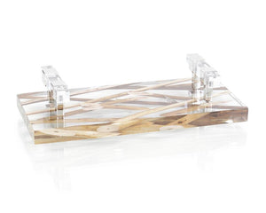 Branches Suspended in Acrylic Tray