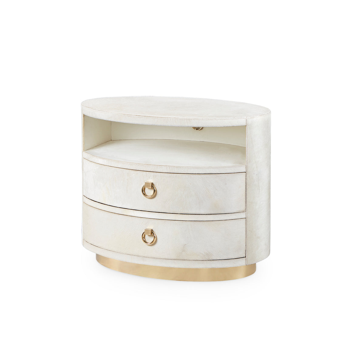 2-Drawer Side Table in White | JuliusCollection | Villa & House