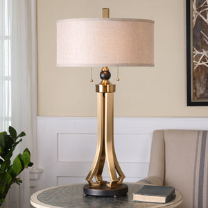 Selvino Brushed Brass Table Lamp