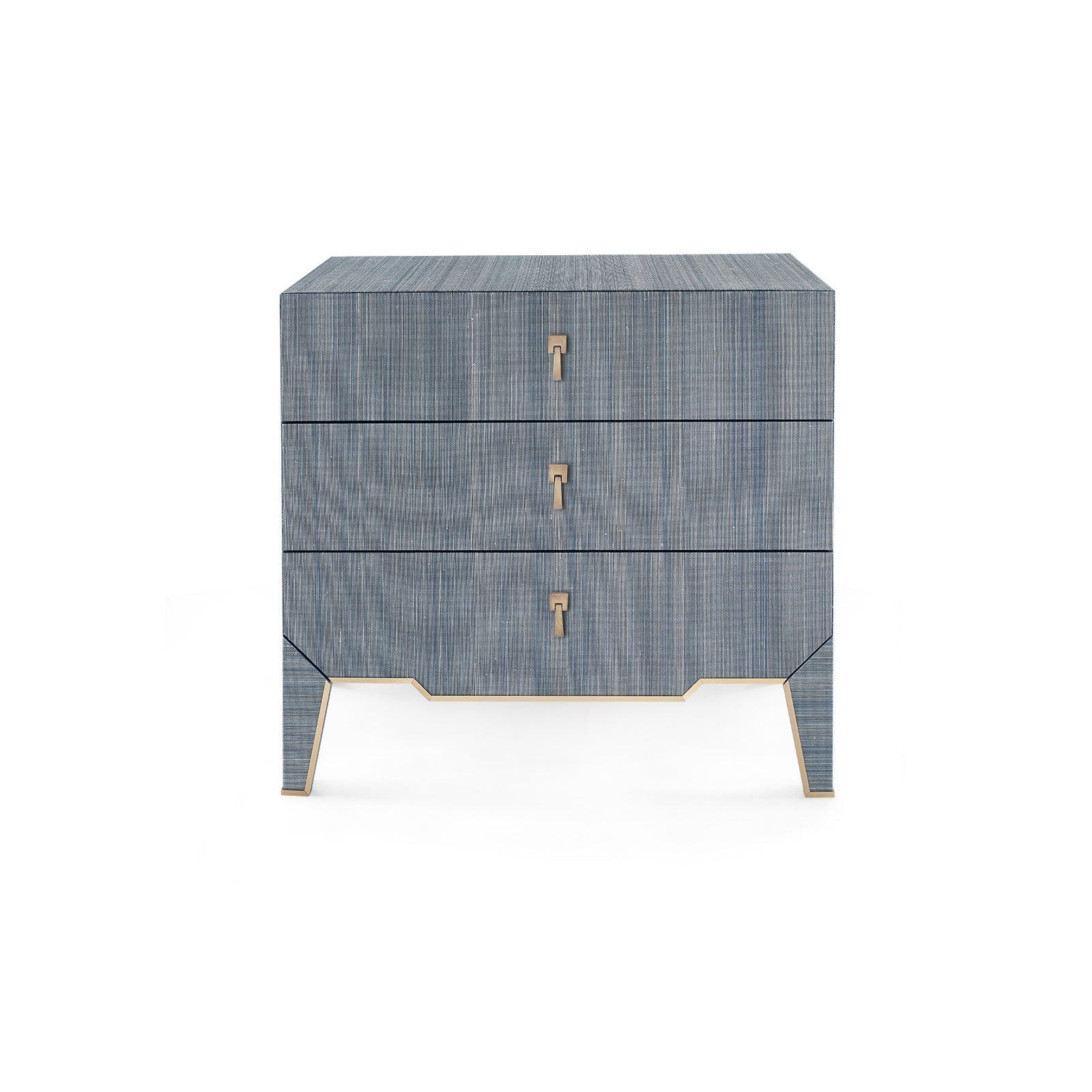 3-Drawer Side Table - Colonial Blue Shimmer | Madeline Collection | Villa & House