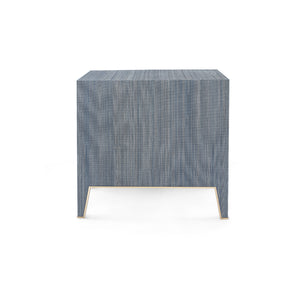 3-Drawer Side Table - Colonial Blue Shimmer | Madeline Collection | Villa & House
