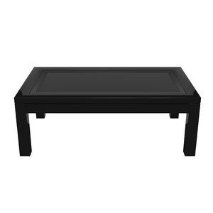 Malibu Rectangular Lacquer Coffee Table - Black (Additional Colors Available)