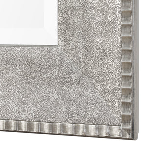Leiston Metallic Silver Mirror