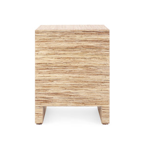Papyrus 3-Drawer Side Table in Natural | Morgan