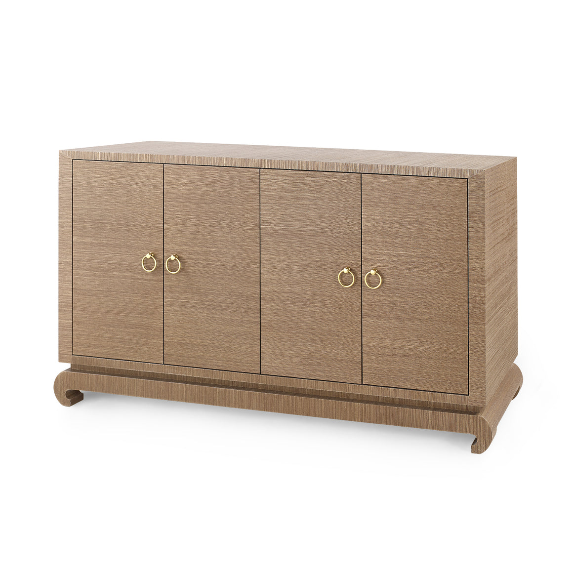 4-Door Cabinet in Brown | Meredith Collection | Villa & House
