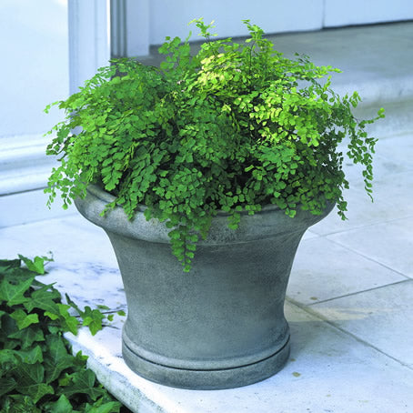 Westport Tapered Round Planter - Greystone Patina