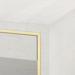 2-Drawer Side Table in Silver | Parker Collection | Villa & House