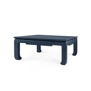 Large Square Coffee Table in Storm Blue | The Bethany Collection | Villa & House