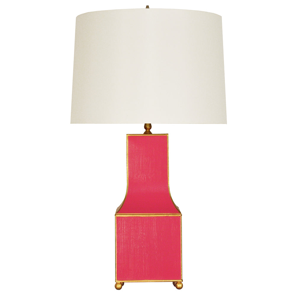 Worlds Away Renata Pagoda Table Lamp– Pink
