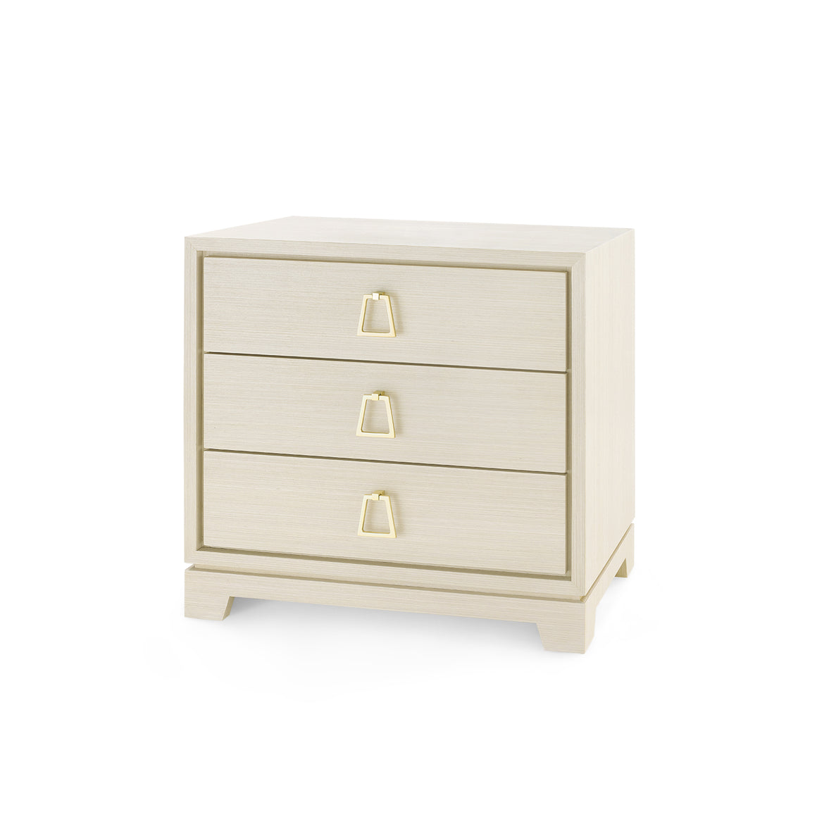 3-Drawer Side Table - Lacquered Blanched Oak | Stanford Collection | Villa & House