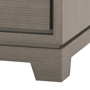 3-Drawer Side Table in Taupe Gray | Stanford Collection | Villa & House