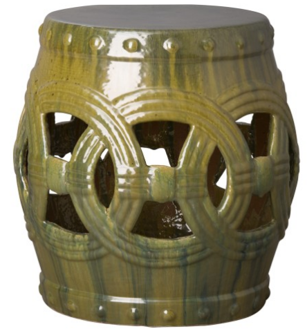 Large Eternity Garden Stool - Tea Green