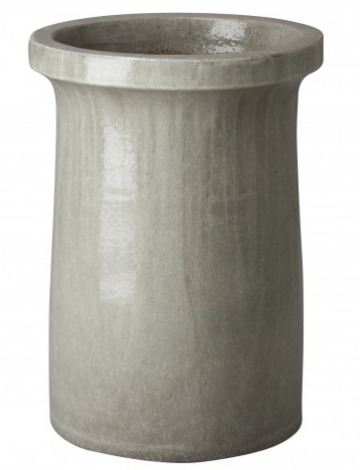 Large Plateau Ceramic Planter - Grey