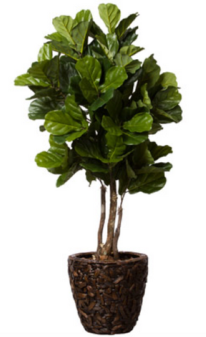 Faux Fiddle Leaf Potted Tree
