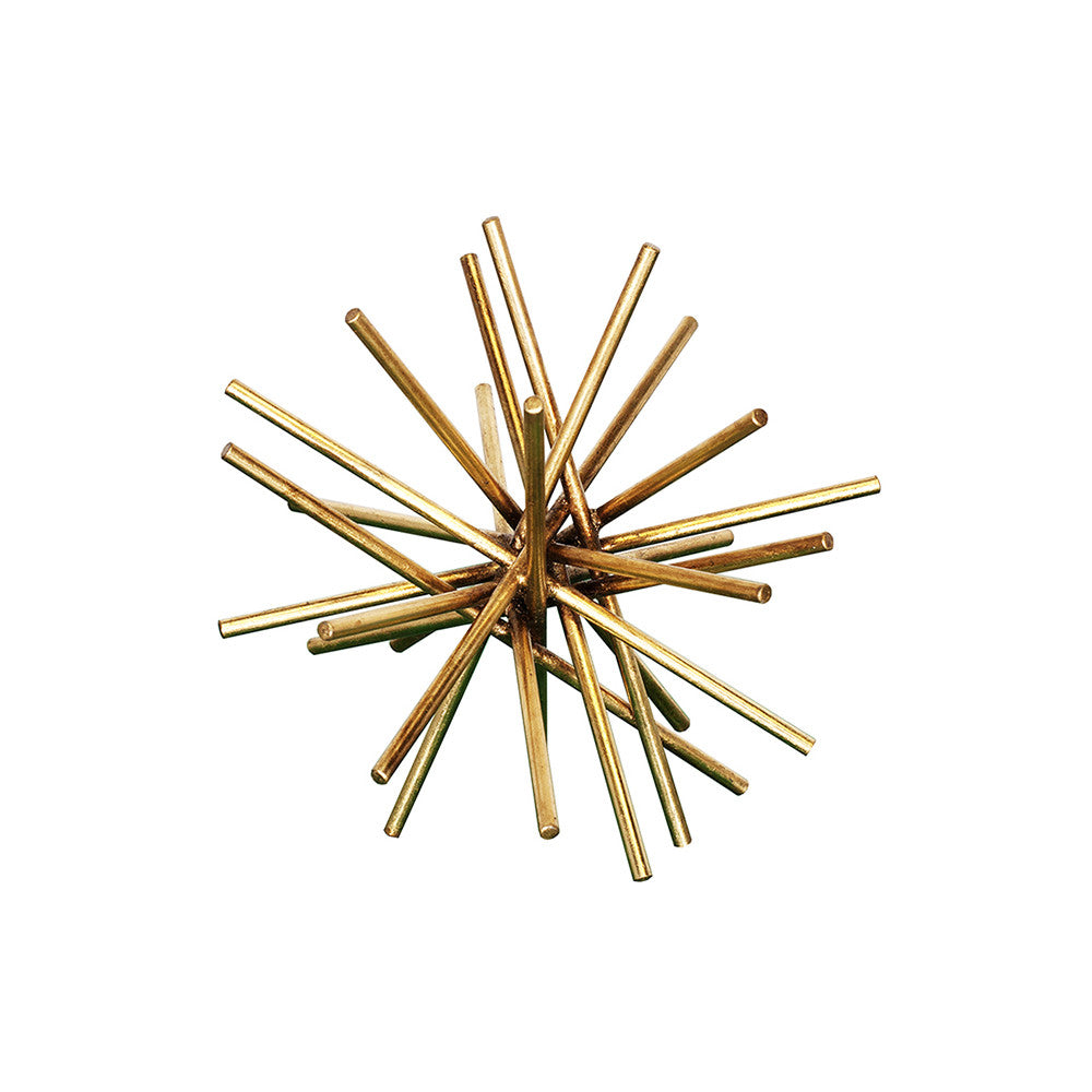 Worlds Away Urchin Object - Gold Leaf