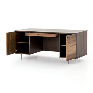 Cuzco Desk - Natural Brown & Ash Grey