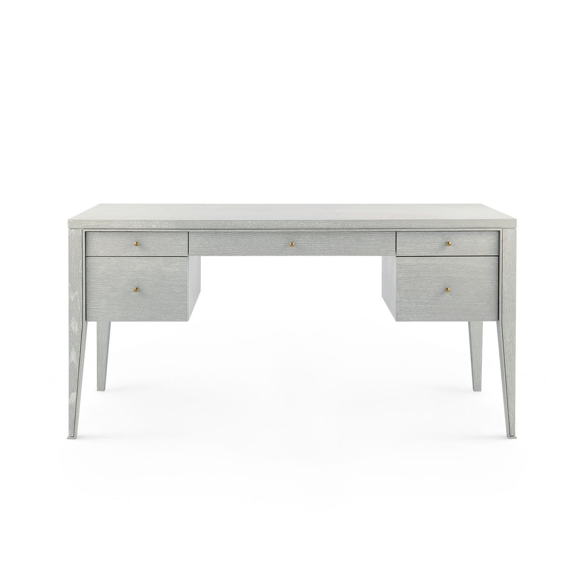 5-Drawer Desk in Gray | Paola Collection | Villa & House
